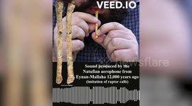 Researchers discover 12,000-year-old musical instruments and they sound like birds singing