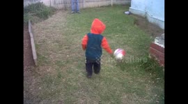 Future Soccer Star? My 2 year old son Connor 