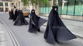 Extinction Rebellion stage COP28 protest in London’s financial district