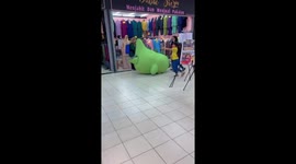 Children's kindness shines as they help fallen green doll rise again