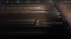 Emu Trains At Nanjing Train Station, China