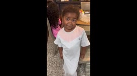 Innocence and assertiveness: a little girl stands up for herself in school