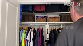 Incredible closet hack to help dry clothes indoor *Easy DIY hacks*