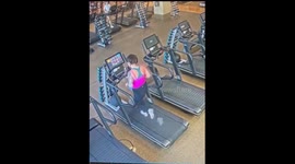 Woman has leggings 'sucked off' after falling face first on moving treadmill