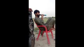 It's a commentery box of a local tape ball cricket show match