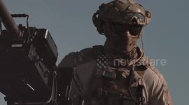 How's this for a day at the beach? Huge military transport planes spotted landing in Wales