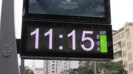 Temperature Drop in Sao Paulo, Brazil