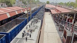 Indian Railways sended to power stastion for full fill coal shortage to continuously supply for electricity