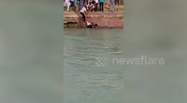 Armyman Jumps into Canal to Save Drowning Woman in Patiala, India