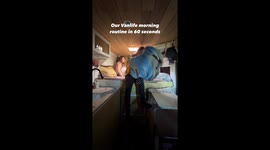 Nomad couple quit 9-5 to travel in converted van – spending just £620 on bills Part 2/4