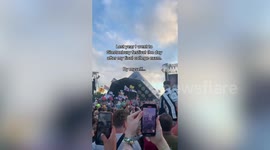 Woman who went to Glastonbury by herself says it's 