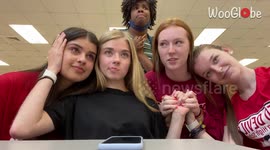 Exchange student & friends get emotional after hearing school bell ring for the last time