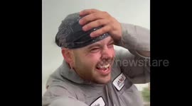 Overly brave man pulls over to capture force of tornado in Colorado, US