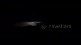 Pilot Captures Stunning St Elmo's Fire Footage Amidst Thunderstorm in The Alps