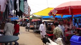 Goat market in Indian capital thrives as Eid al-Adha approaches