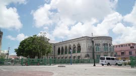 Garfield Sobers Gymnasium, a bridge connecting China and Barbados