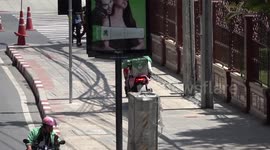 Bangkok installs AI-assisted cameras to catch motorcycles riding on pavments