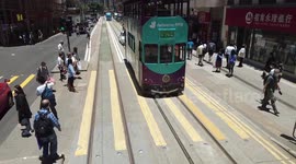 Touring Hong Kong with centennial trams