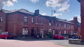 Aftermath of house fire which killed woman and left teen daughter fighting for her life