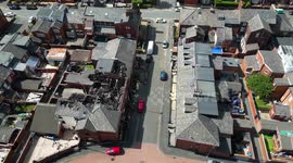 NEW VIDEO - Aftermath of house fire which killed woman and left teen daughter fighting for her life