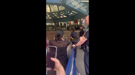 New York City Subway Slasher apprehended in Union Square after two days on the run. Confirmed 3 women stabbed with others in question.