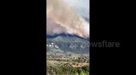 Spring Creek Fire rapidly spreads in Western Colorado, US