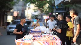 Preparations ahead of Muslim holiday of Eid al-Adha in Gaza