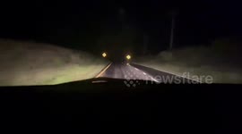 Captivating lightning illuminates Fredericksburg's night sky, creating a dazzling display