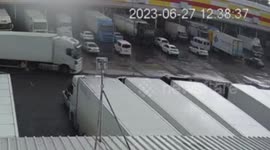 Jogging Man Suddenly Felled By Lightning Strike in Krasnodar, Russia