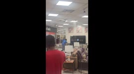 Flooding Ceiling In Home Goods Store