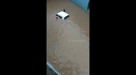 Family trapped in submerged Mandir Village railway underpass rescued by Fire Department amid heavy rainfall in Navsari, Gujarat