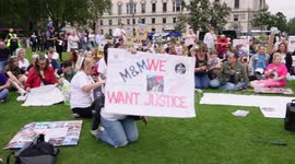 Protest for the two dogs killed by the MET Police on 7th May