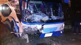 One dead and dozens injured in bus crash in Thailand