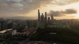 View Of The Nanning Convention and Exhibition Center in Nanning, China