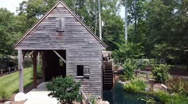 Old fashion water mill