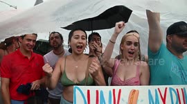 Nathan’s Famous Fourth of July Hot Dog Eating Contest In New York, NY, USA