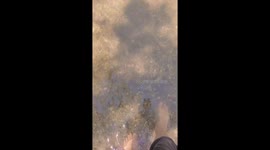 Beautiful river with clear water which is in the Tuntungan area along with my friends