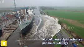 Crazies Ship Launches Caught on Camera