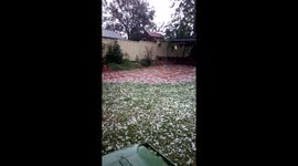 #Canberraweather and #hailstorm #queanbeyan #nsw #australia #11/02/2016