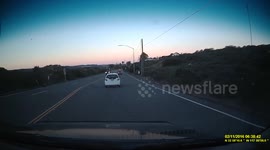 California Meteor Caught on Drive Cam [02/11/2016]