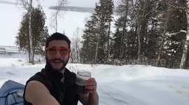 How to drink coffee in Quebec when it's minus 30 celsius