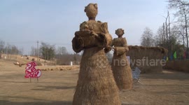 四川青莲国际诗歌小镇“稻草乐园“