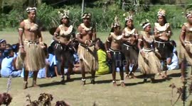 Banaban culture perform by the Banaban Primary school students to entertain visitors.