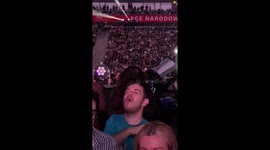 Tom Holland and Zendaya and Hunter Schafer on Beyoncé's Renaissance World Tour in Warsaw