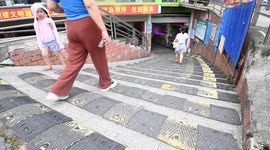 A 10-meter-long Half-slope Bend Paved With 21 Speed Bumps In Nanning, China