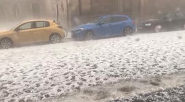 Spain: Intense Hailstorm Wreaks Havoc In Vitoria-Gasteiz