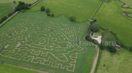 It takes two hours to walk around this maze, can you complete it in two minutes?