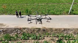 Young CPC member promotes agricultural drones to help villagers increase income