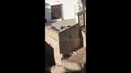 Old Man Races Against Time to Capture a Self-Portrait