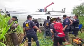 Two Chinese tourists remain in hospital after tour bus overturns in Thailand